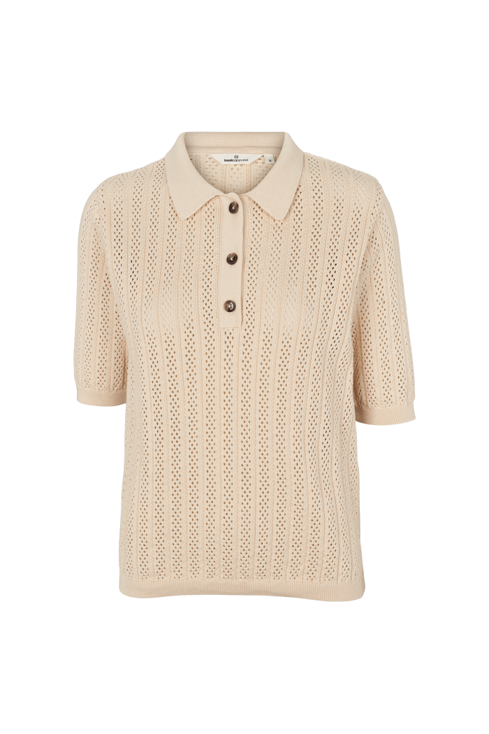 Basic Apparel Tricia Polo Sweaters 183 Birch